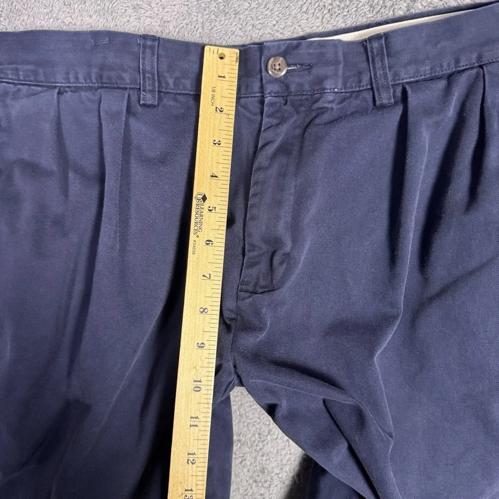 Polo Ralph Lauren Pants Men's 34x30 Ethan Trouser Golf Twill Blue Pleated Chino